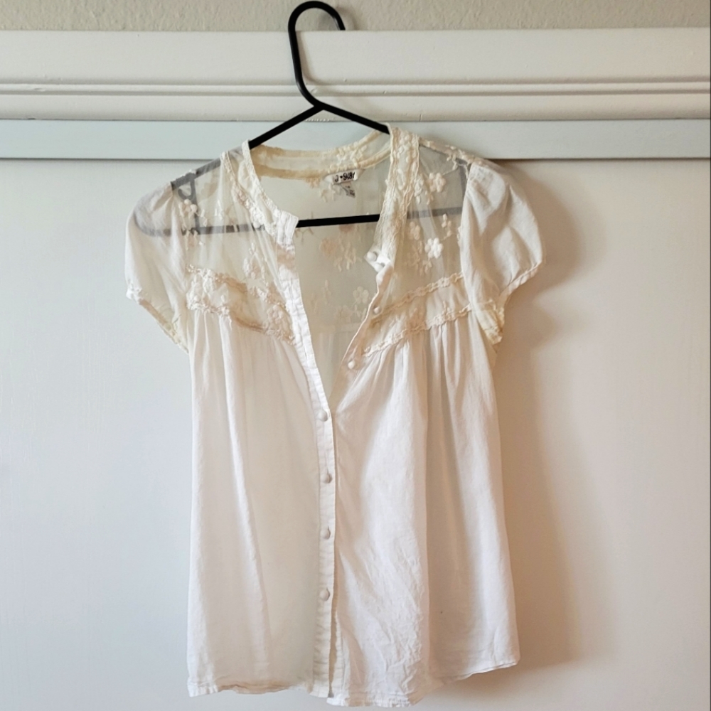 Women's white blouse